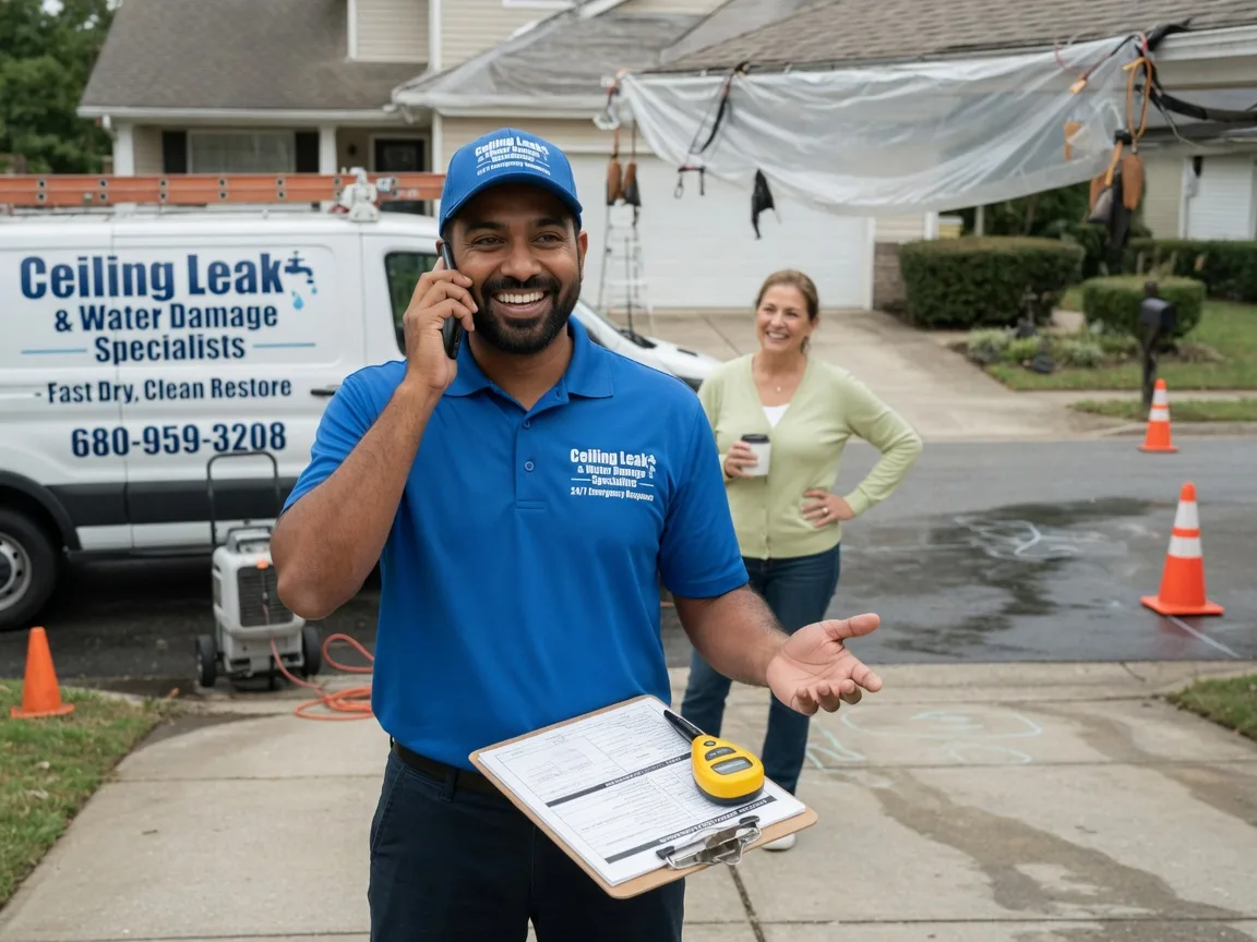 Ceiling Leak Cleanup Bowdoin, ME FAQs